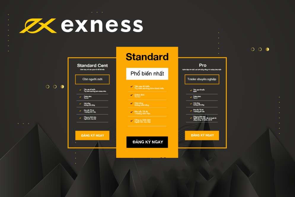 Tài khoản Standard Exness là gì? Tài khoản tiêu chuẩn sàn Exness Tài khoản Standard Exness