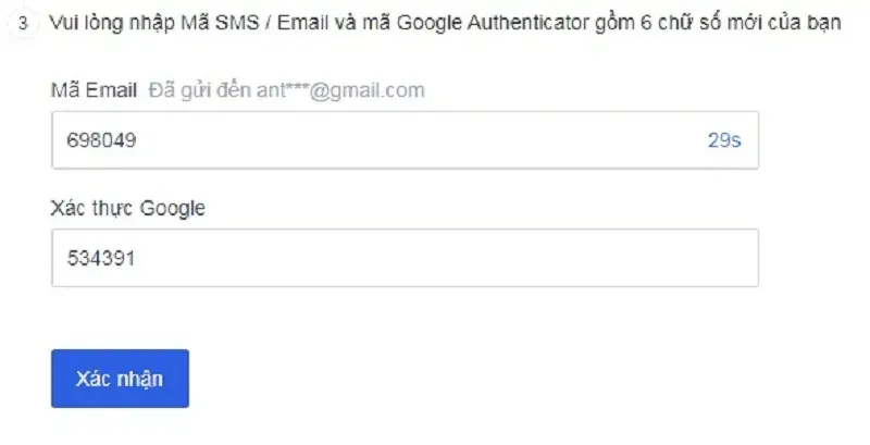 bảo mật với google authenticator