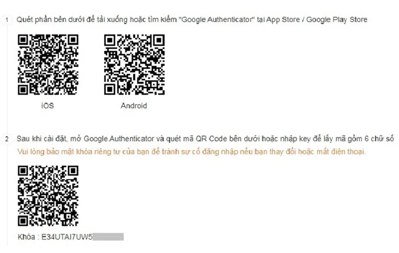 tải google authenticator