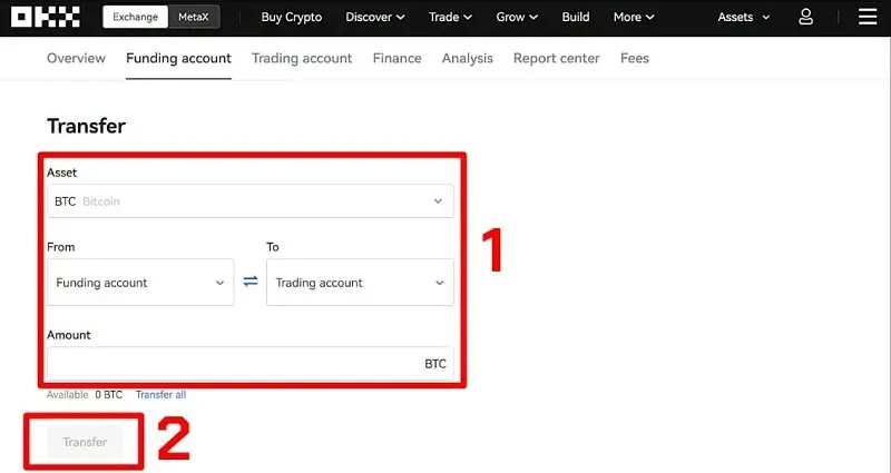 Hướng dẫn 3 bước mua coin trên sàn OKX đơn giản nhất