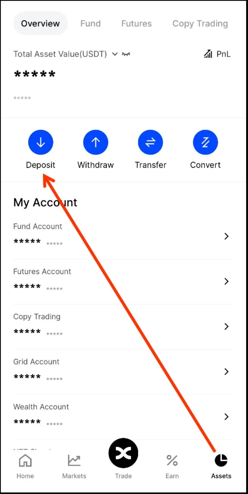 Hướng dẫn cách nạp tiền sàn BingX chi tiết và mới nhất 2024 Nạp tiền sàn BingX qua app