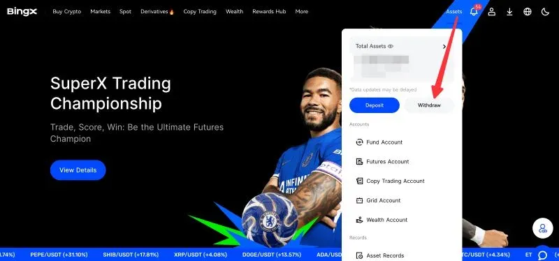Hướng dẫn cách nạp tiền sàn BingX chi tiết và mới nhất 2024 Cách rút tiền sàn BingX qua trang web