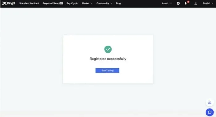 Hướng dẫn mở tài khoản sàn BingX trên máy tính