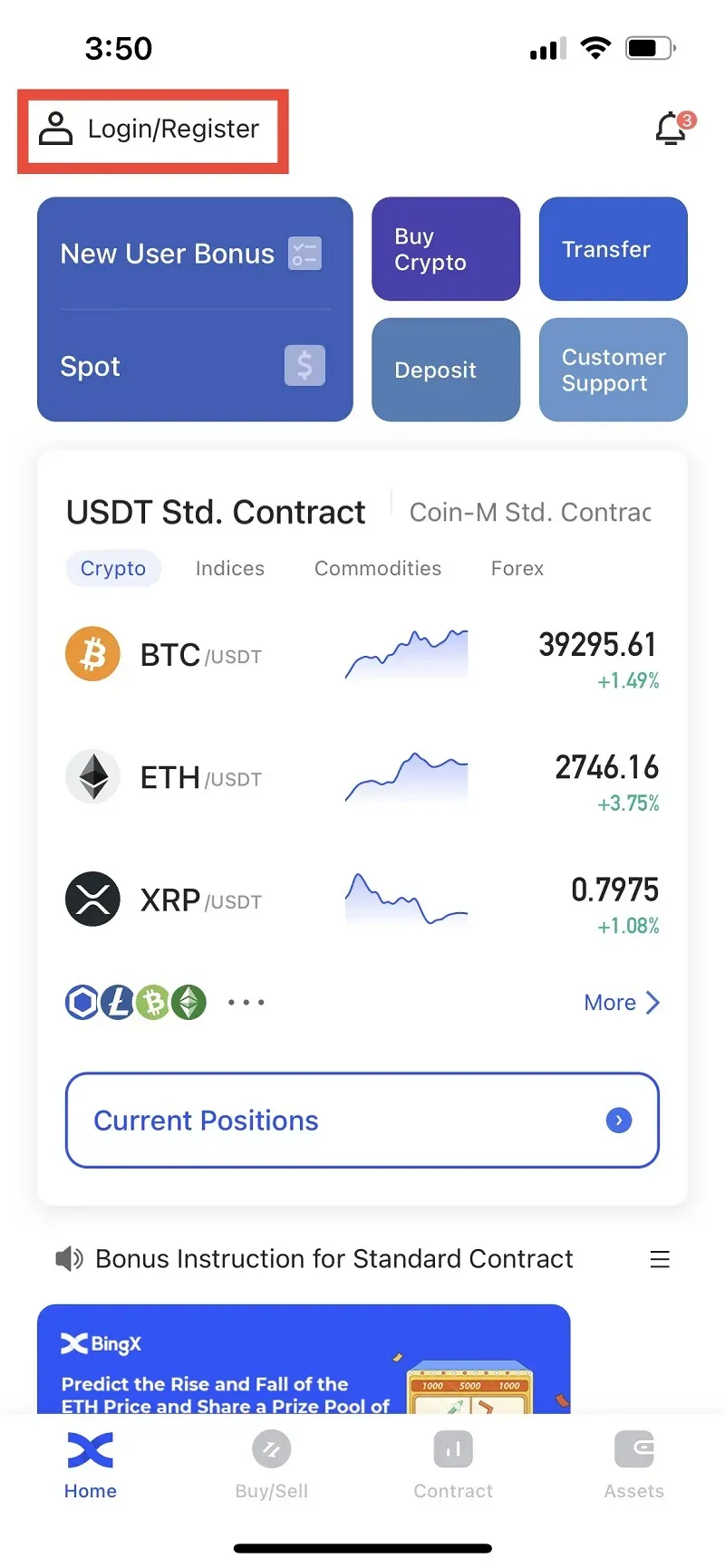 Hướng dẫn mở tài khoản sàn BingX trên điện thoại