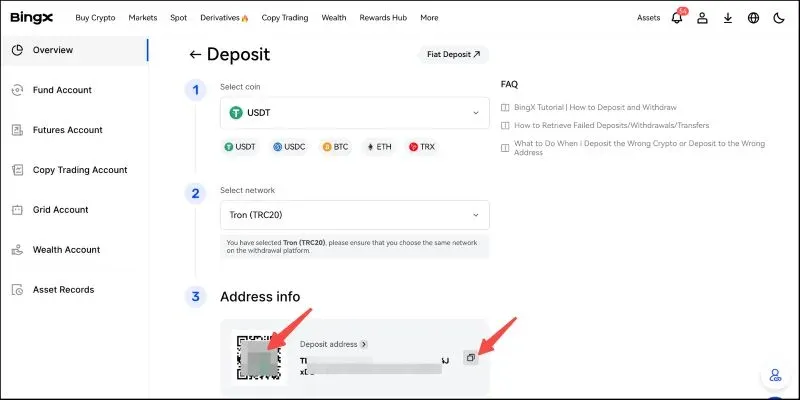 Hướng dẫn cách nạp tiền sàn BingX chi tiết và mới nhất 2024 Nạp tiền sàn BingX qua trang web