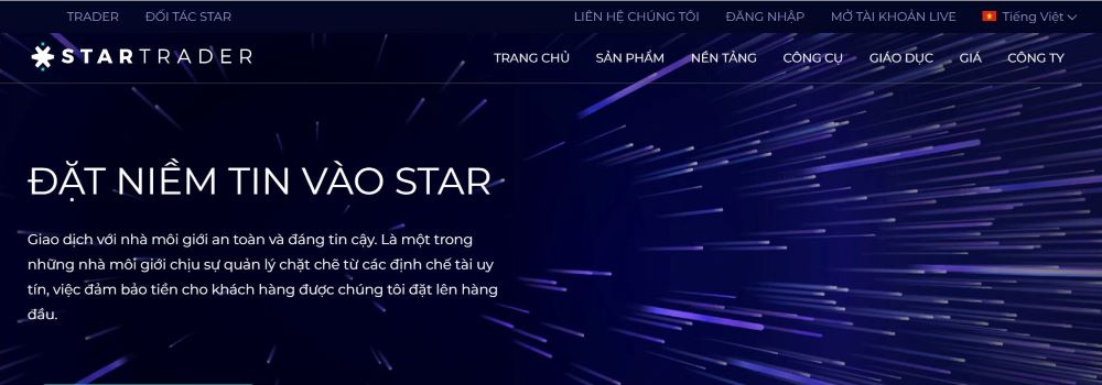 Sàn STARTRADER lừa đảo đúng không? Đánh giá sàn STARTRADER 2025 Các Sản Phẩm Giao Dịch