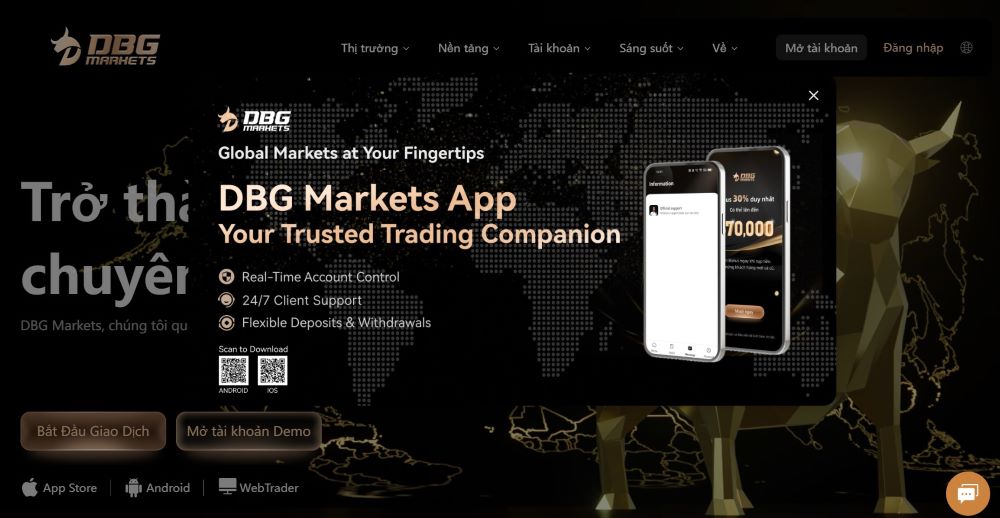 Sàn DBG là gì? Sàn DBG lừa đảo có đúng không? Hình Thức Nạp Rút Tiền Sàn Dbg
