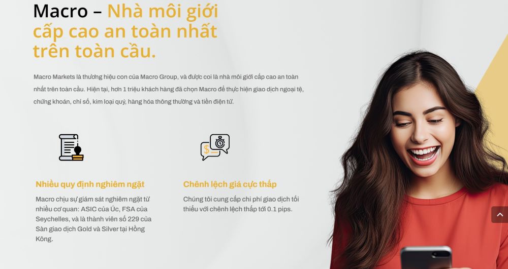 Sàn Macro Markets là gì? Sàn Macro Markets có lừa đảo không? Nền Tảng Giao Dịch Sàn Macro Markets