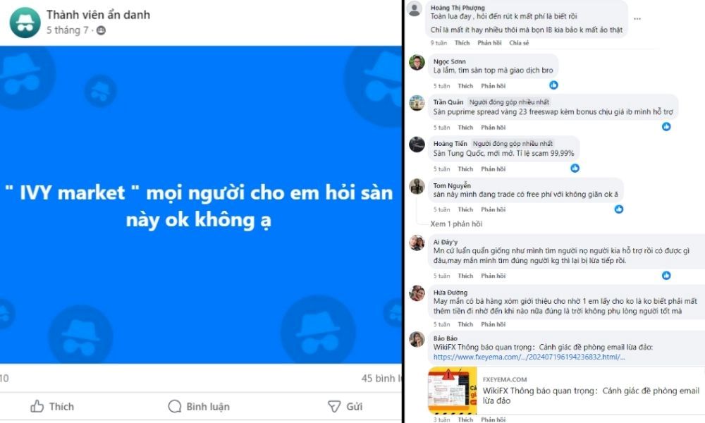 Sàn Ivy Markets là gì? Cáo buộc lừa đảo về sàn Ivy Markets Sàn Ivy Markets Lừa đảo