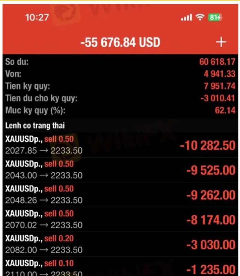 Cảnh báo lừa đảo: sàn KVB Prime bị tố làm cháy tài khoản khách hàng Tài Khoản Trader Lỗ Nặng