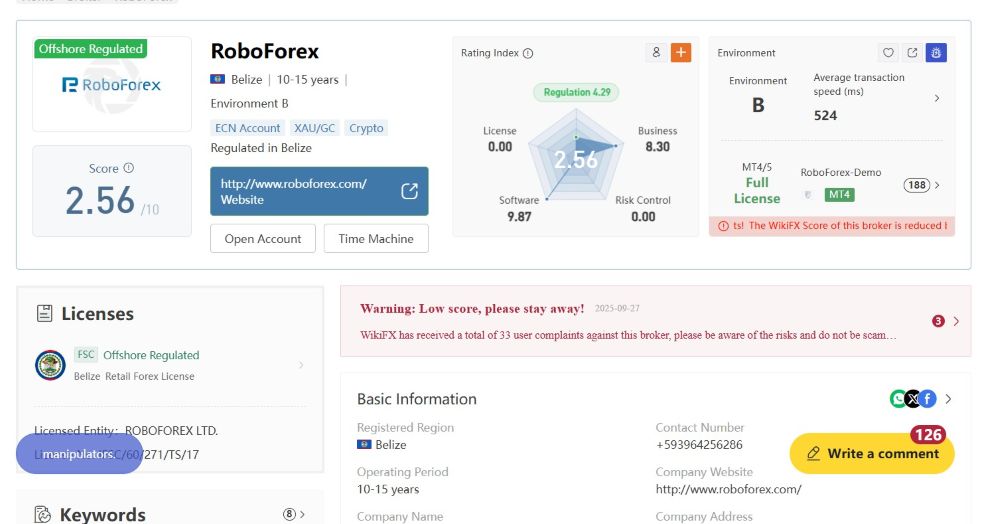 Sàn RoboForex là gì? Đánh giá chi tiết, ưu nhược điểm và mức độ uy tín đánh Giá Sàn Roboforex Trên Wikifx