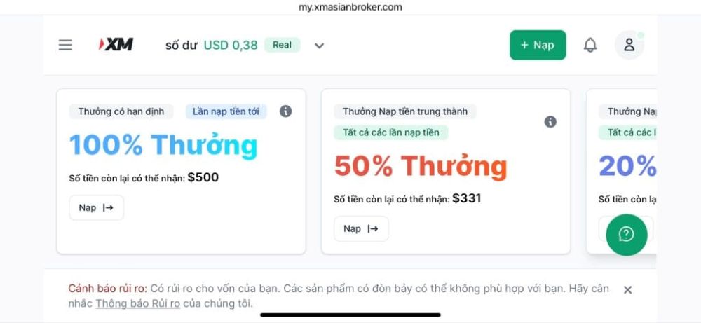 Thưởng nạp tiền XM lên đến $10,600 – Cơ hội vàng để trader bứt phá! điểm Khác Biệt Thưởng Nạp Tiền Xm