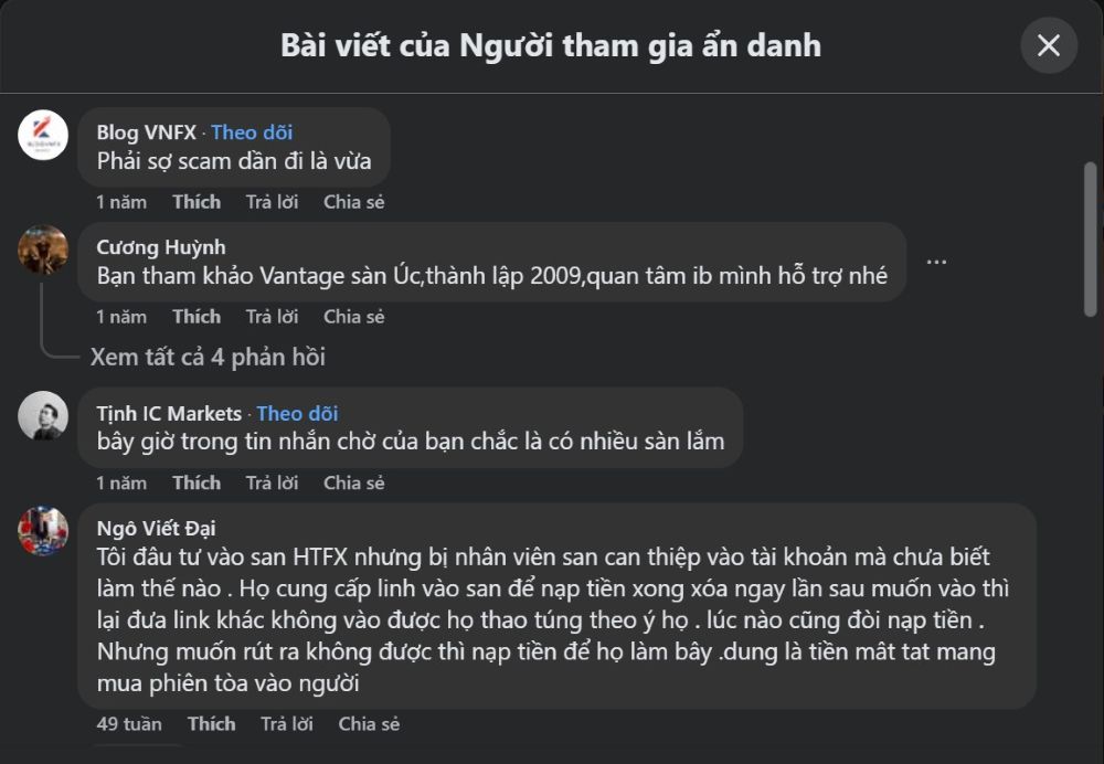 Sàn HTFX có uy tín không? Pháp lý, rủi ro và trải nghiệm người dùng 2025 Review Sàn Htfx Trên Cộng đồng