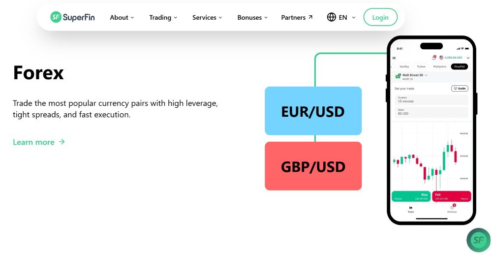 Sản Phẩm Giao Dịch Superfin