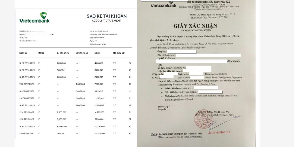 Chuẩn bị giấy tờ cần thiết