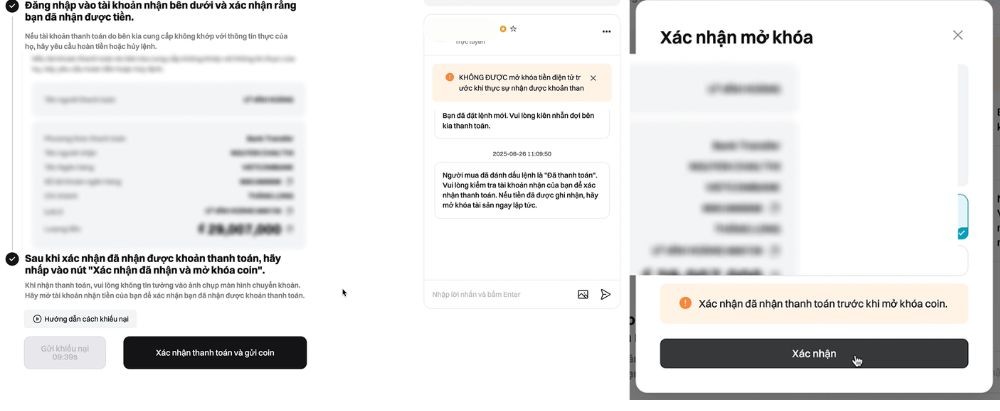 Đợi người mua chuyển tiền