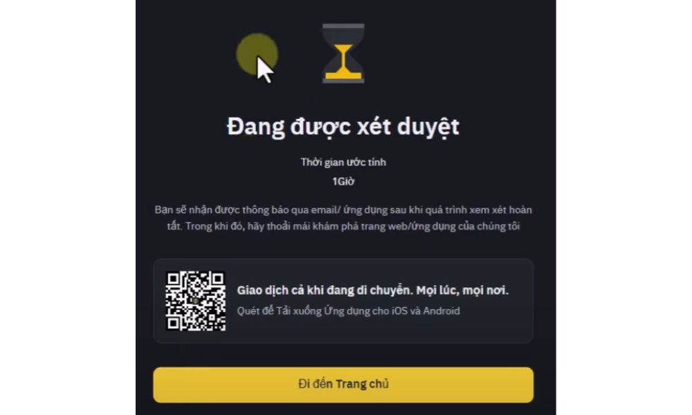 Gửi yêu cầu xác minh