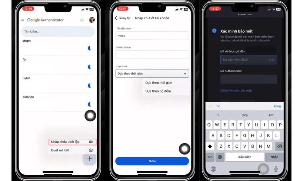 Làm lần lượt theo hướng dẫn