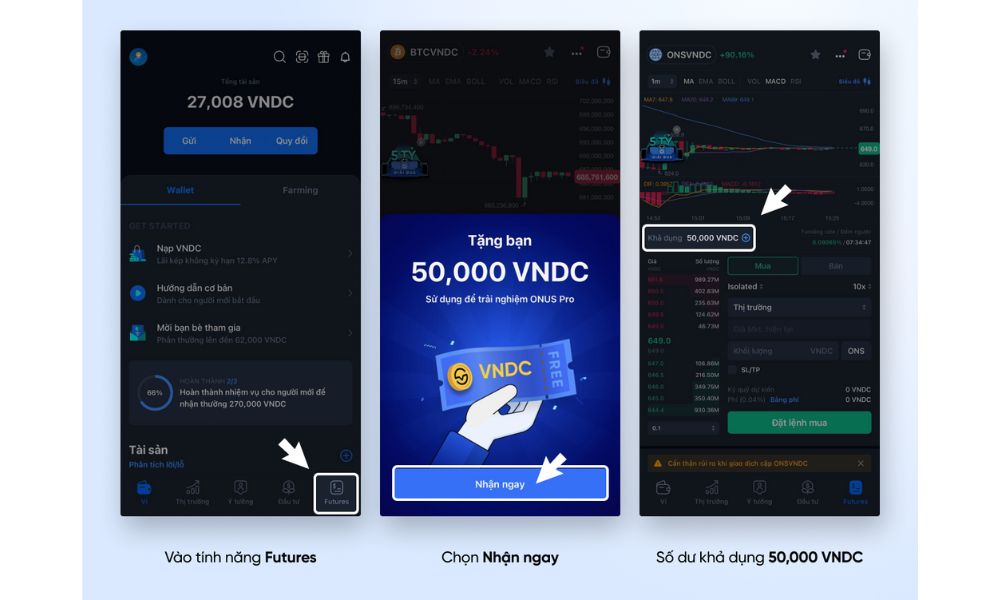 Nhận ngay 50,000 VNDC