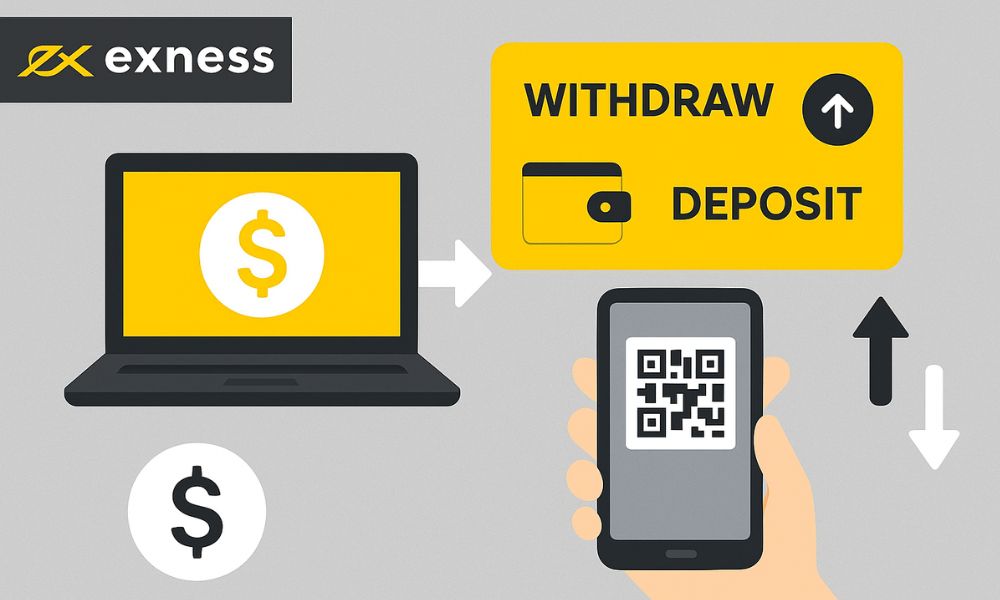 rút tiền trên sàn exness