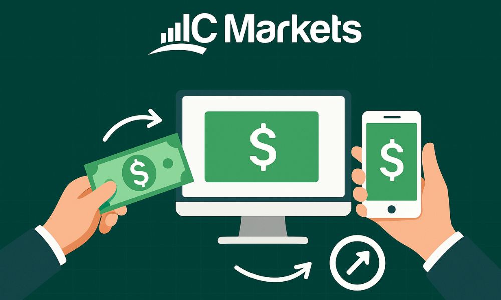 rút tiền trên sàn ic markets