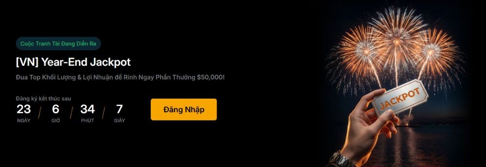 Year-End Jackpot: Cuộc đua giao dịch với quỹ thưởng $50,000 USDT từ Bybit Sự kiện chào thềm năm mới 2026