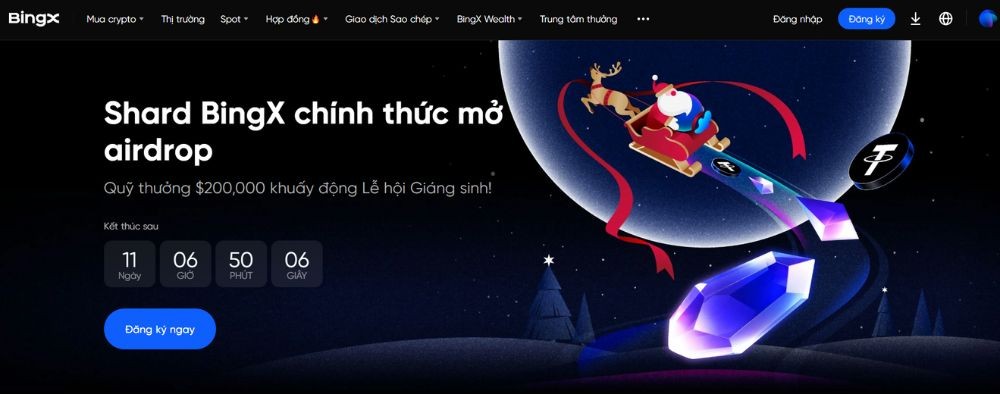 Sự kiện Shard BingX Airdrop