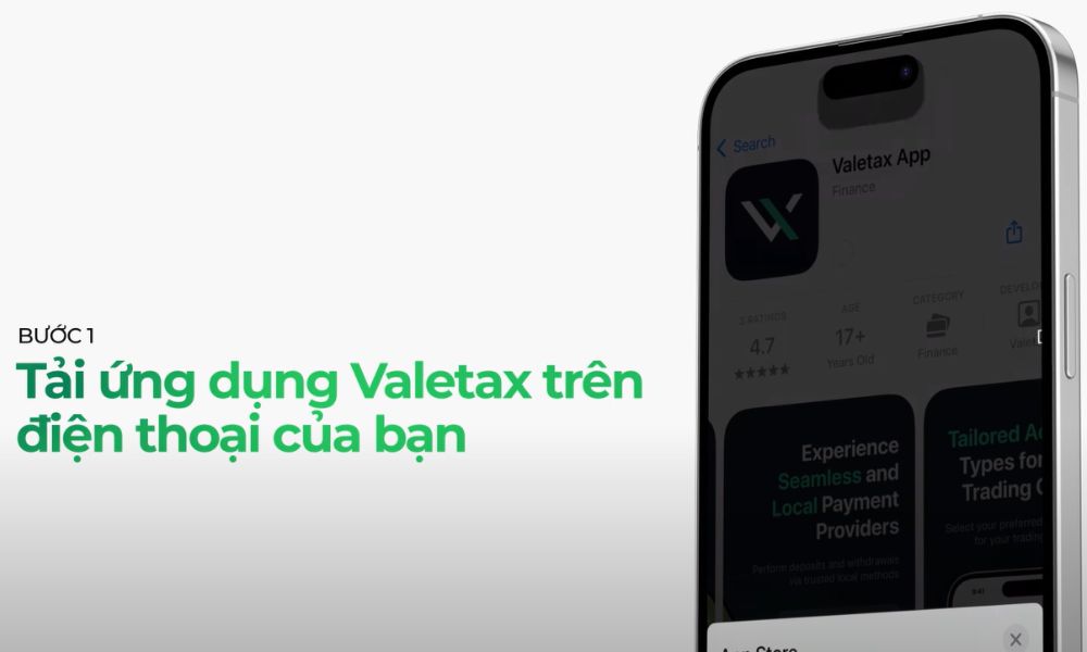 Tài ứng dụng Valetax