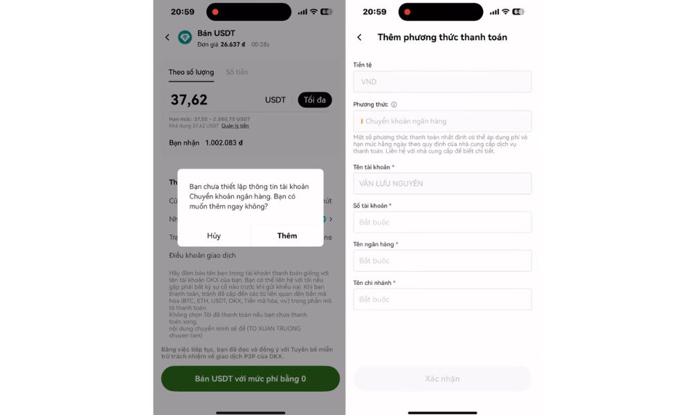 Thêm phương thức thanh toán