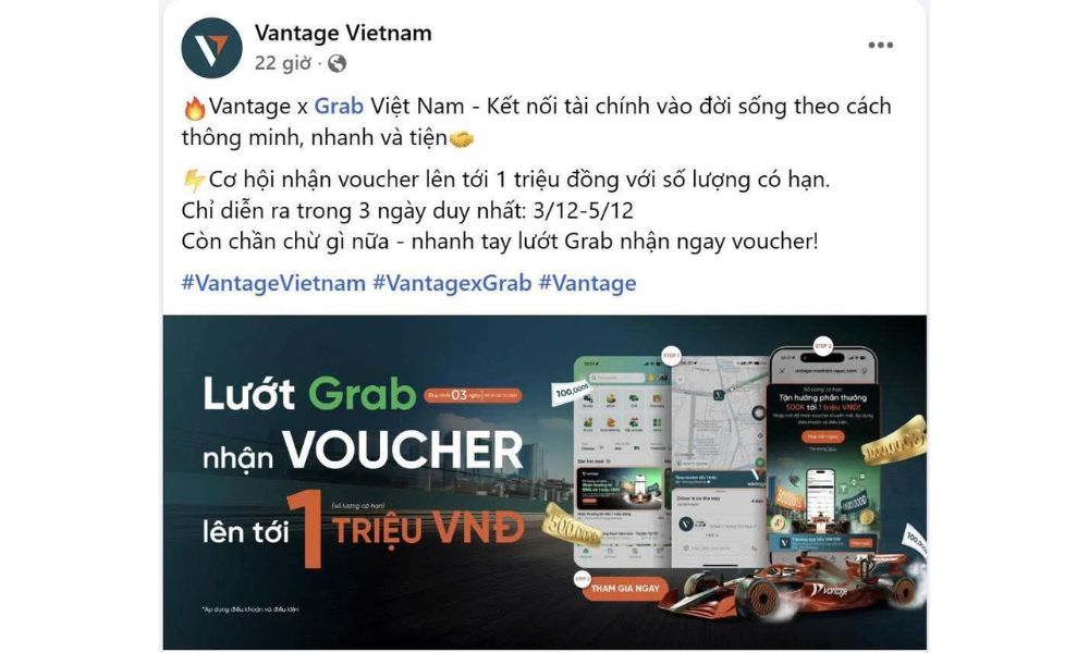 Thông báo từ Vantage