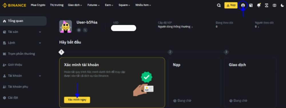 Hoàn phí Binance là gì? Hướng dẫn nhận hoàn phí giao dịch mới nhất Xác minh tài khoản Binance