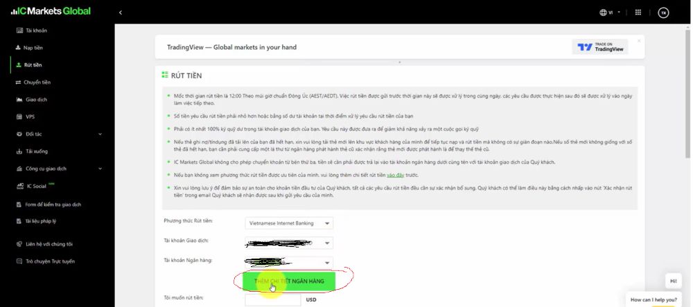 Hướng dẫn upload sao kê IC Markets khi rút tiền về ngân hàng Hướng Dẫn Upload Sao Kê Ic Markets